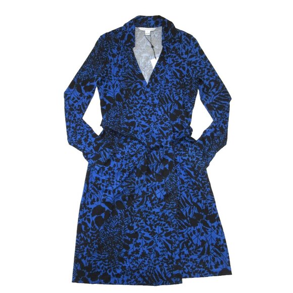 Robe Chemisier Diane Von Furstenberg Taya Taille 2 - Imprimé Feuilles - Neuf Avec étiquettes